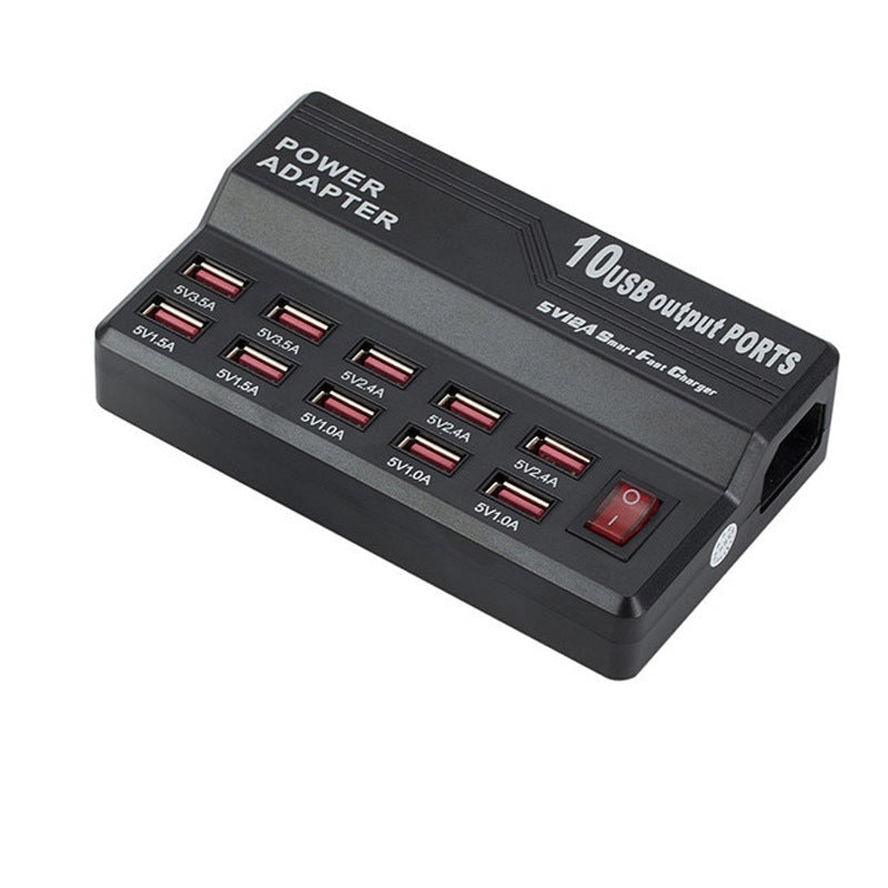 Plugadget Smart 10 ports usb fast charger universal power adapter usb charger adapter