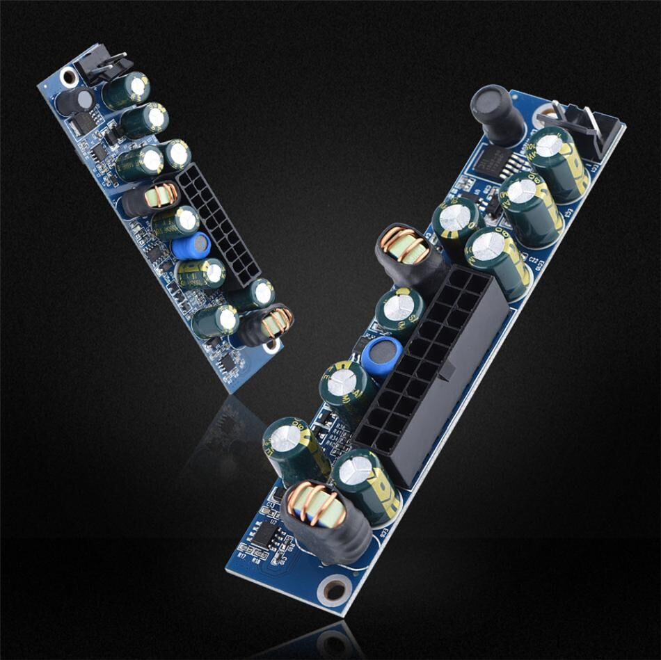 Plugadget DC 12V 120W PSU Computer PC Power Supply Module with 24Pin ATX/ DC Input Cable Durable