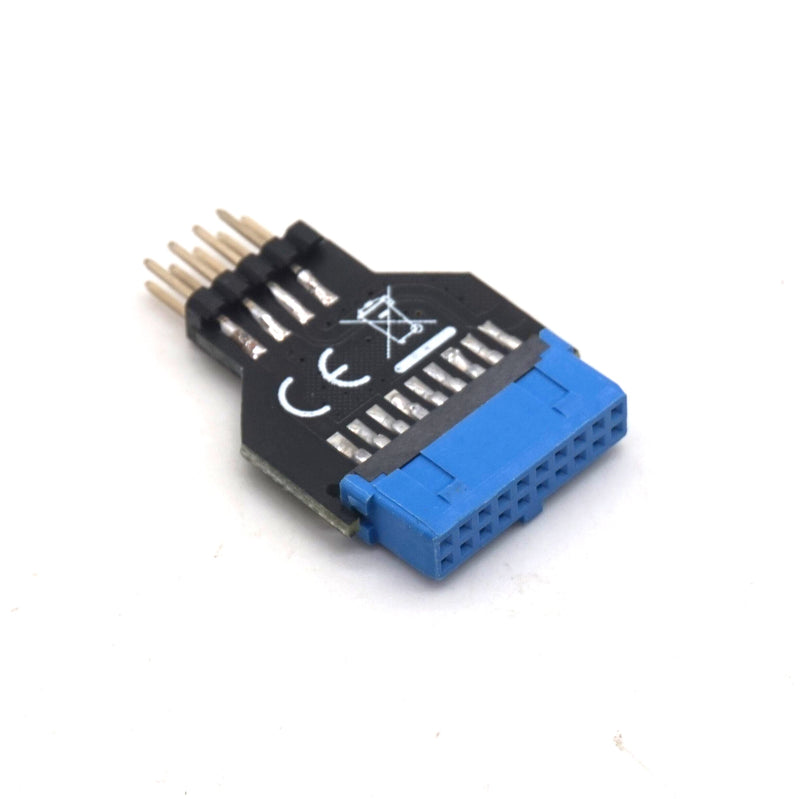 Plugadget PC Chassis Front USB3.0 19 pin 20 Pin Female to USB2.0 9 pin Male Adapter USB 3.0 19Pin /20Pin to USB 2.0 9PIN Converter Adapter