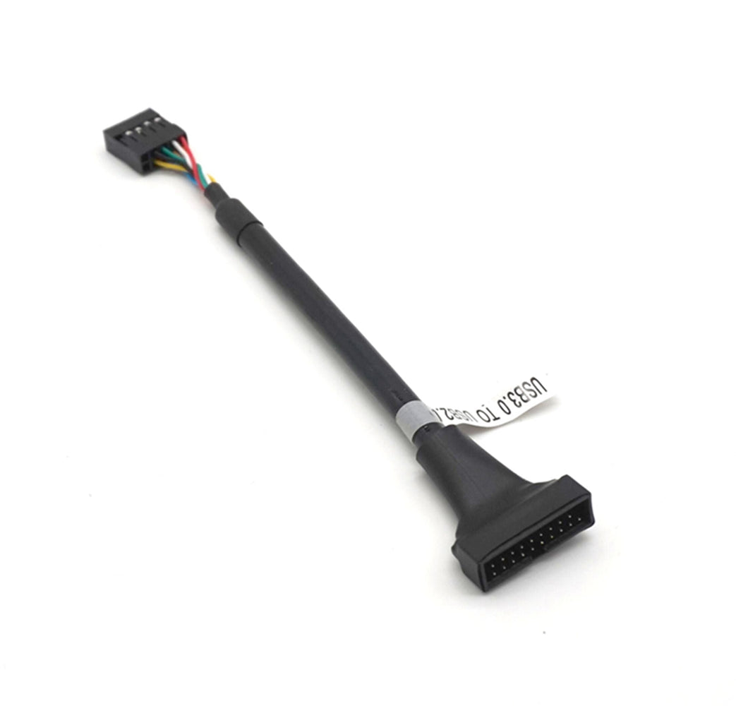 2pcs Plugadget 20Pin 19Pin USB 3.0 Female To 9Pin USB 2.0 Male Motherboard Cable Adapter Cord 480mbps Data Speed Computer Cable Connectors