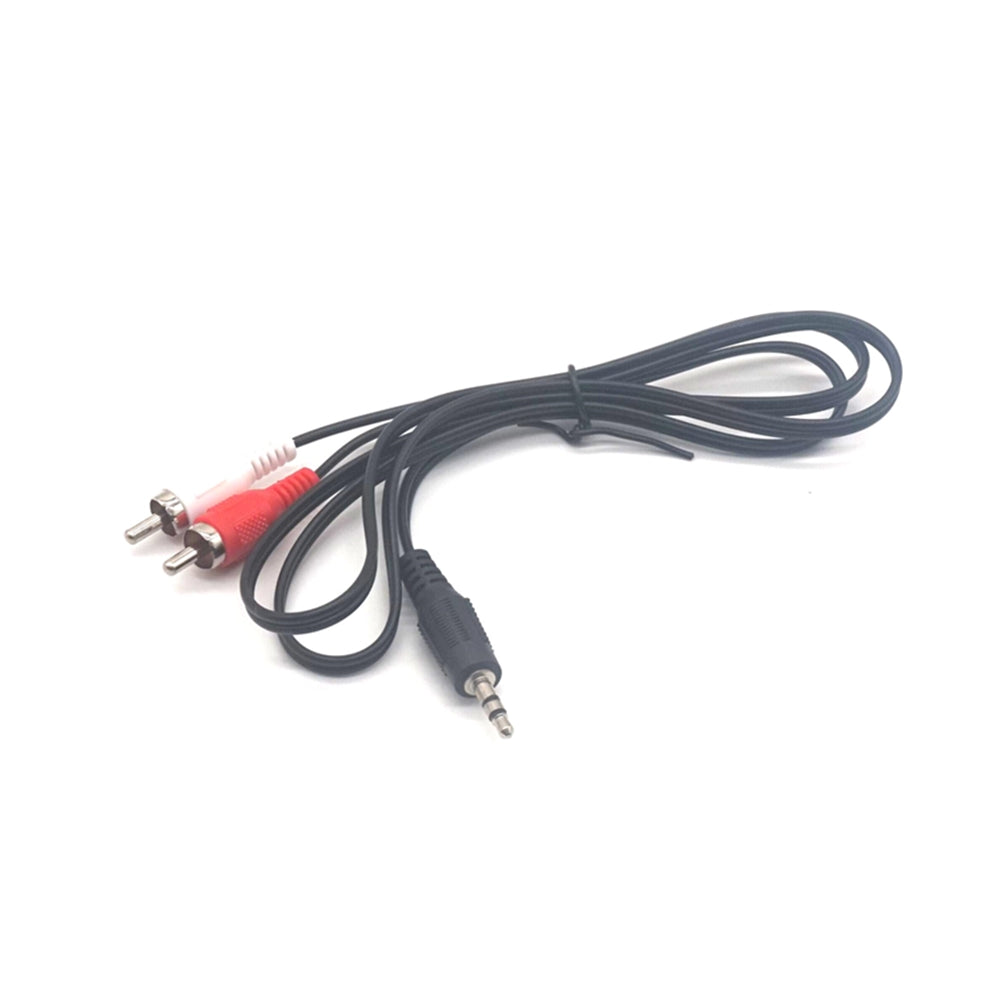 Plugadget 3pcs 3.5mm Plug Jack to 2 RCA Male Music Stereo Audio Y adapter Adaptor Cable Kabel Cord AUX for Mp3 Pod Phone TV Sound Speakers