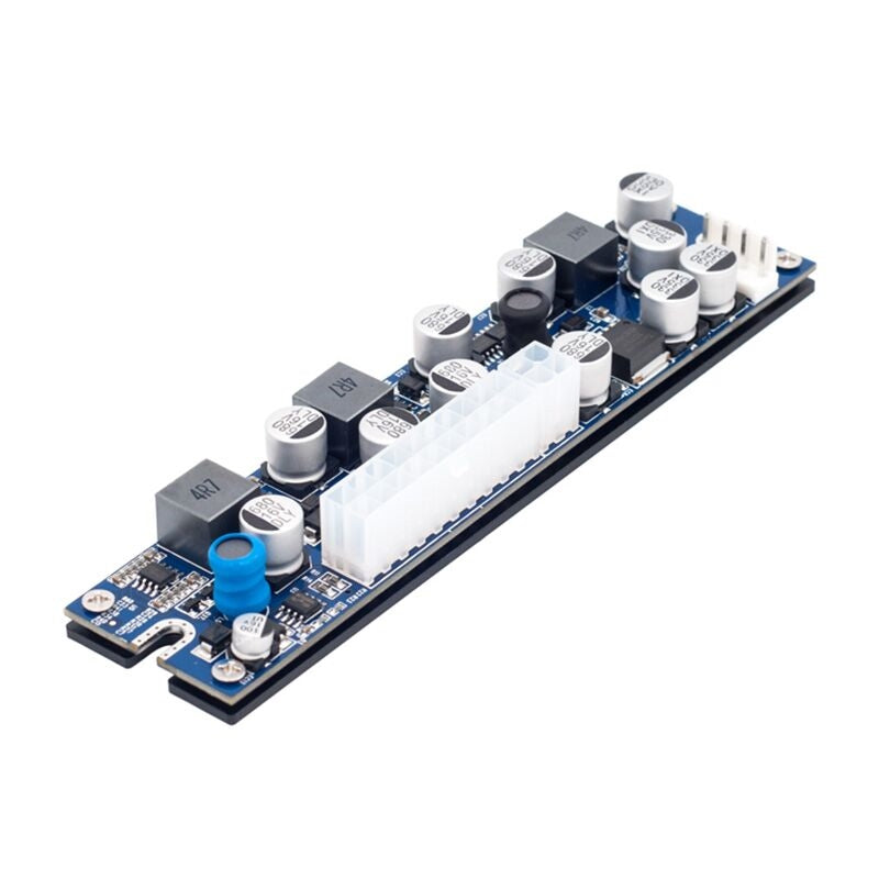 Plugadget DC ATX Peak PSU 19V 200W Pico ATX Switch Mining PSU 24pin MINI ITX DC to ATX PC Power Supply For Computer