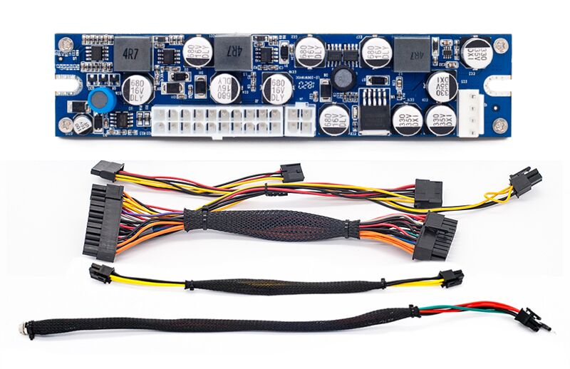 Plugadget DC ATX Peak PSU 19V 200W Pico ATX Switch Mining PSU 24pin MINI ITX DC to ATX PC Power Supply For Computer