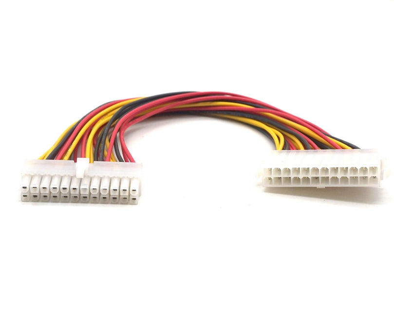 Plugadget Supply Extension Cable Internal PC PSU TW Power Lead Connector Wire JETTING New 30CM 1Pcs ATX 24 Pin Male to 24Pin Female Power