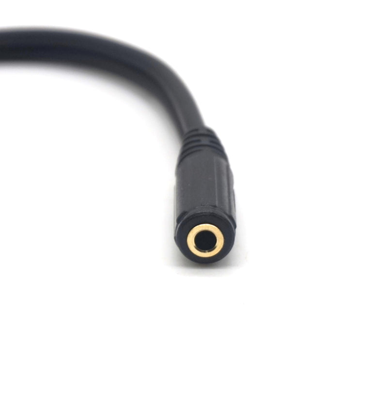 Plugadget RCA Cable Stereo Audio Video Adapter 3.5mm Cable Double Female Jack To 2RCA Male Socket 3.5 Y Plug Converter
