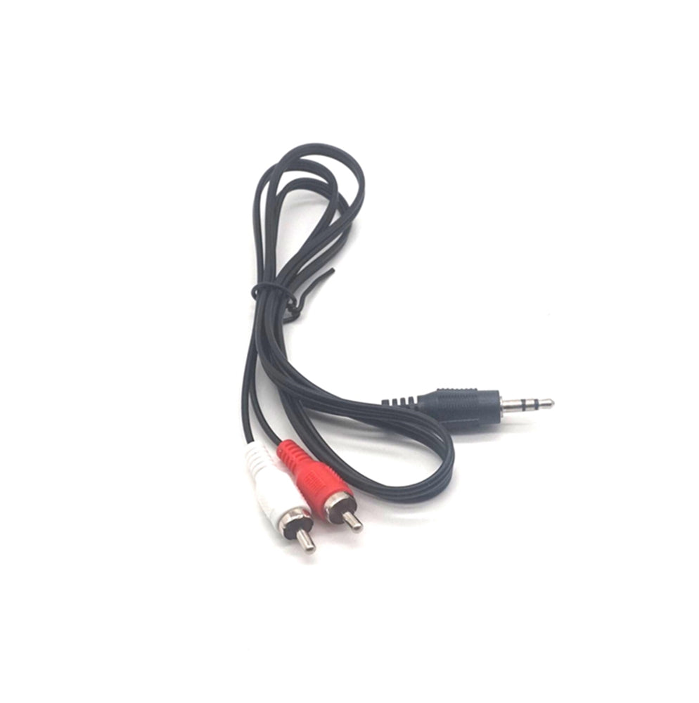 Plugadget 3pcs 3.5mm Plug Jack to 2 RCA Male Music Stereo Audio Y adapter Adaptor Cable Kabel Cord AUX for Mp3 Pod Phone TV Sound Speakers