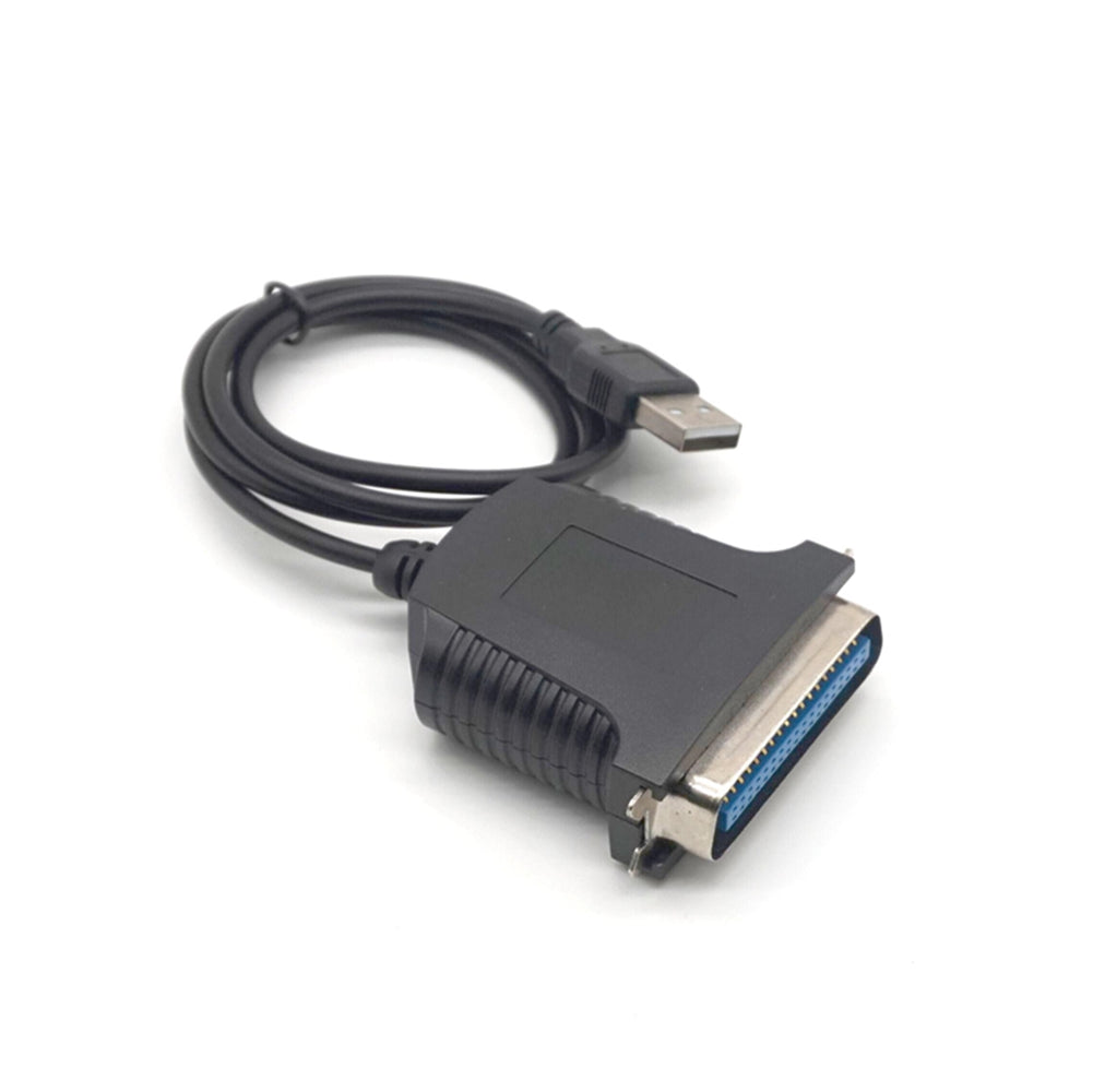 Plugadget New USB 1.1 to DB25 Female Port Print Converter Cable LPT Black Usb to 1284 Cable