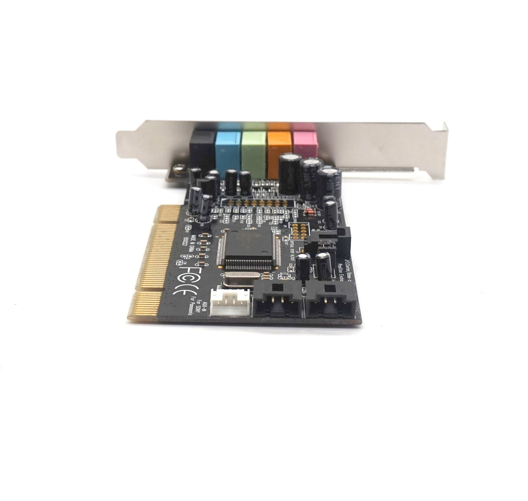 Plugadget Classic PCI Sound Card 5.1CH CMI8738 Chipset Audio Digital Sound Card Desktop Stereo Surround PCI Sound Audio Card