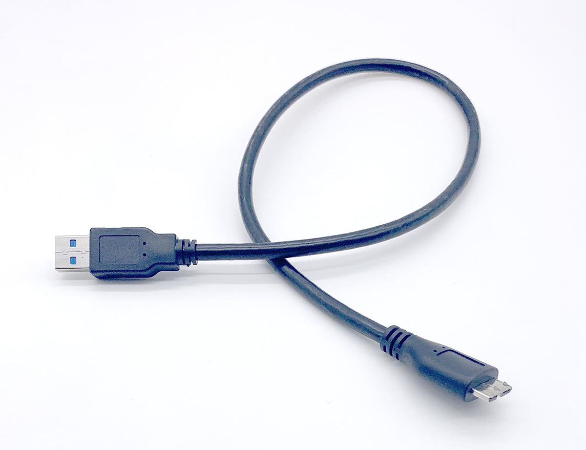 Plugadget 2PCS USB 3.0 Cable SuperSpeed USB3.0 Type A to Micro B Data Sync Charge Cable for External Hard Drive Disk HDD Samsung S5 Note3