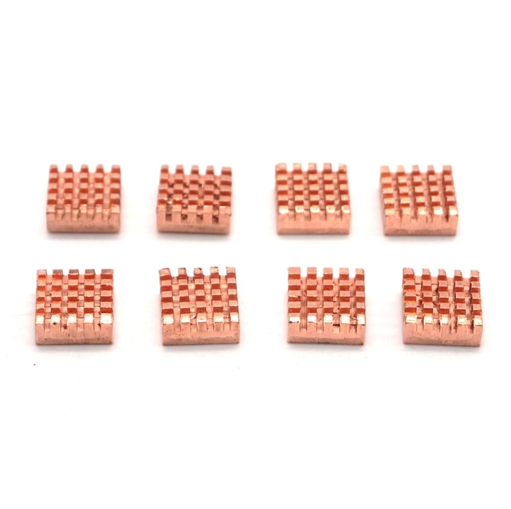 Plugadget 8Pcs/Pack Copper Ram Heatsink For DDR DDR2 DDR3 Heat Sink Radiator