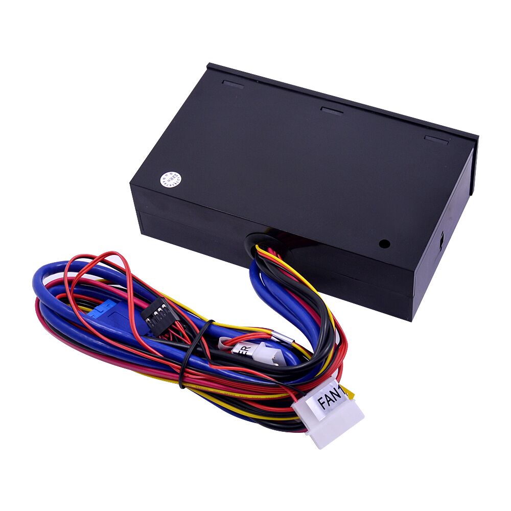 Plugadget 5.25" Media Dashboard Multifunctional USB 3.0 Front Panel 3.5mm Audio e-SATA MS CF TF SD Card Reader for PC Desktop ODD