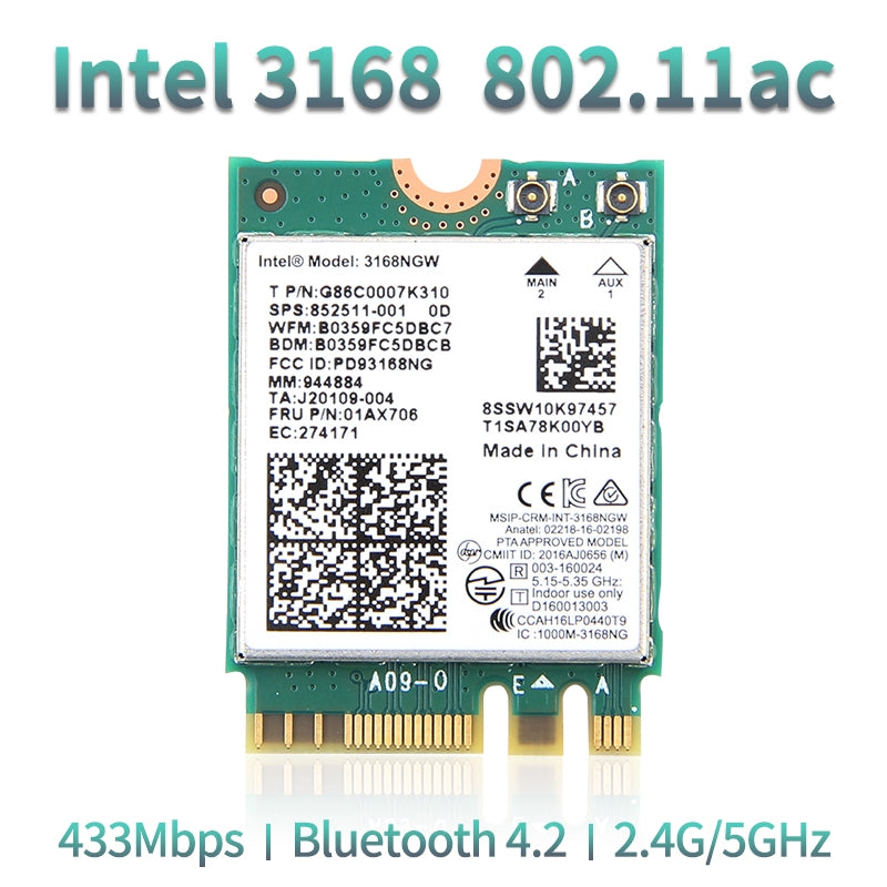 3168NGW Wifi Card