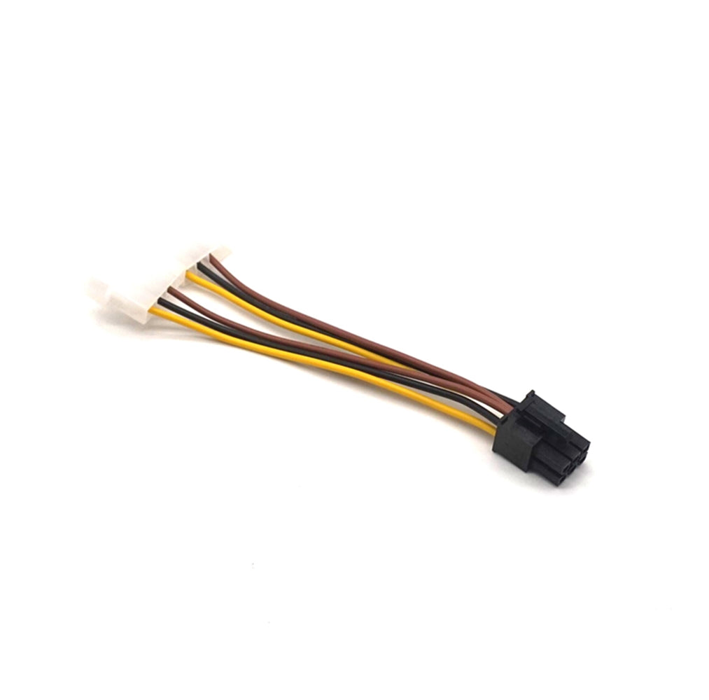 Plugadget 5PCS New High Quality Graphics Card Power Cable Dual 4PIN to 6PIN 6P to 4P Adapter Cable Computer Graphics Card Power Cable