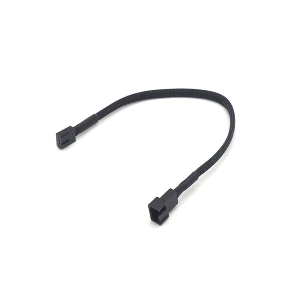 Plugadget 2pcs Computer Motherboard 4Pin Female To PWM Fan 4 Pin Male Power Extension Cable Cord Wire PC Cooler Parts 25cm