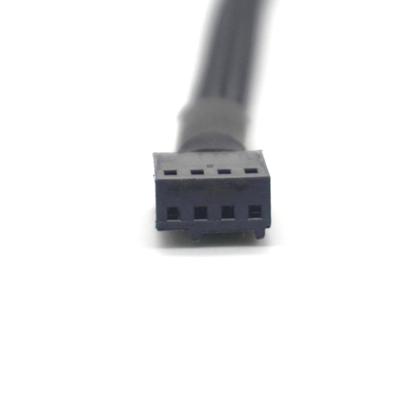 Plugadget 2pcs Computer Motherboard 4Pin Female To PWM Fan 4 Pin Male Power Extension Cable Cord Wire PC Cooler Parts 25cm