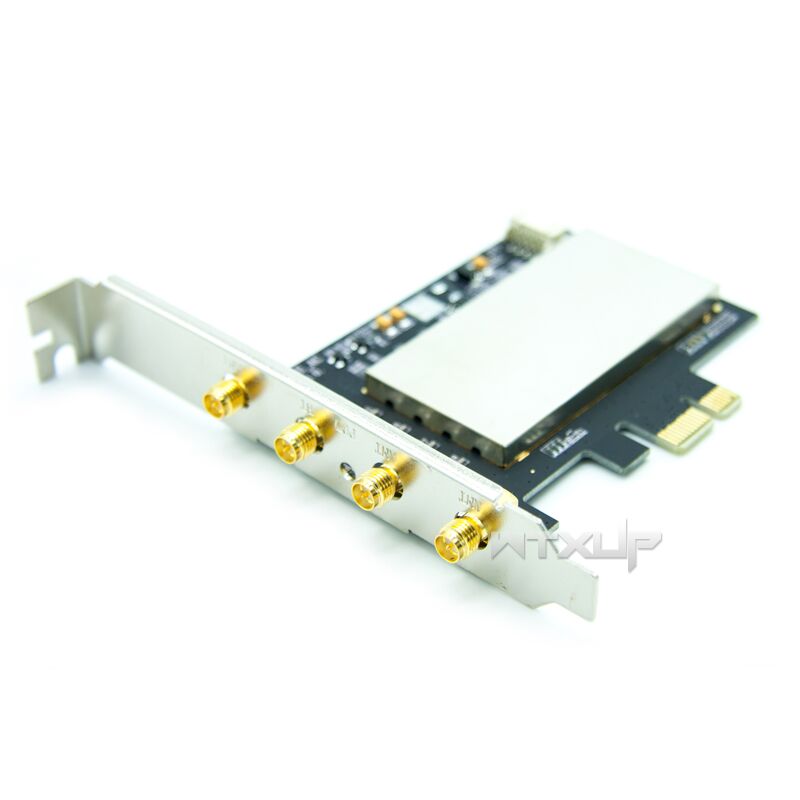 Plugadget BCM94331 BCM94360CD BCM943602CDP WLAN Card to Desktop PC PCI-E pcie pci express 1X 16X converter Adapter for Apple WIFI Card