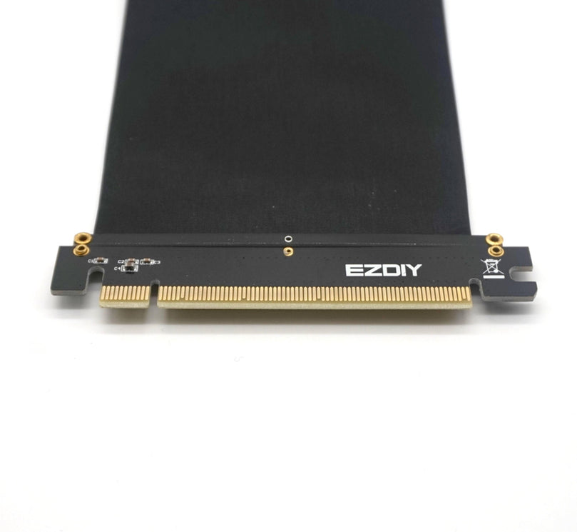 Plugadget High Speed PC Graphics Cards PCI Express Connector Cable Riser Card PCI-E 16X Flexible Cable Extension Port Adapter