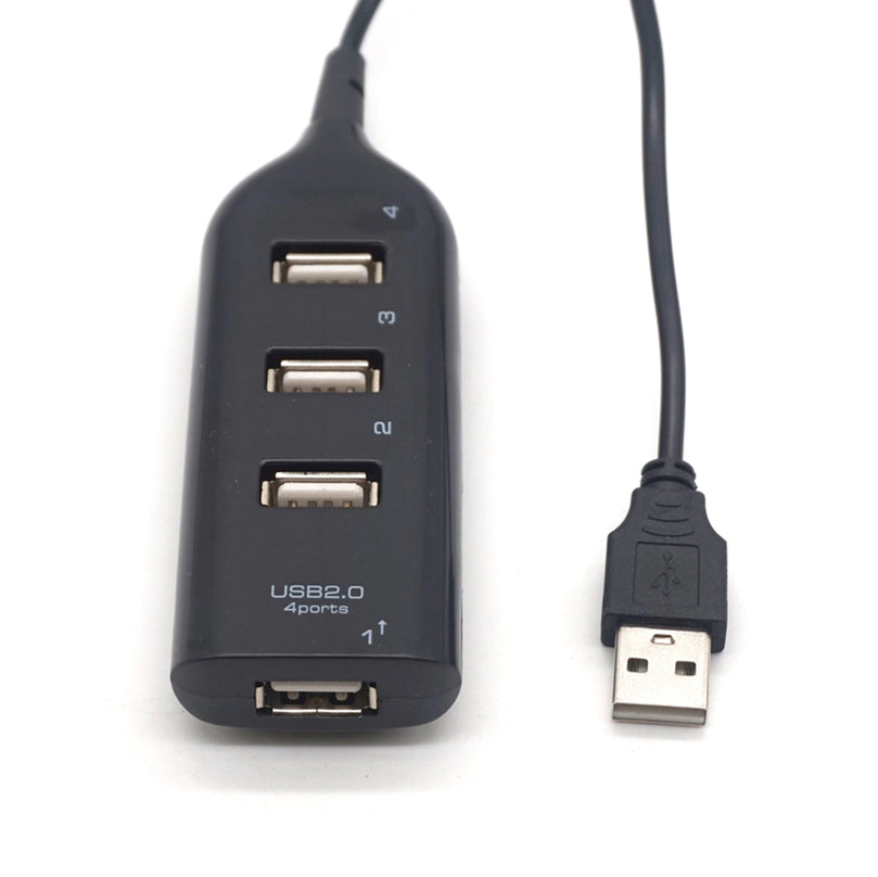 Plugadget 2PCS 4 Port USB HUB 480Mbps High Speed Splitter For NoteBook Laptop PC Computer USB 2.0 HUB Multiple For MacBook Pro Air Dock Adapter