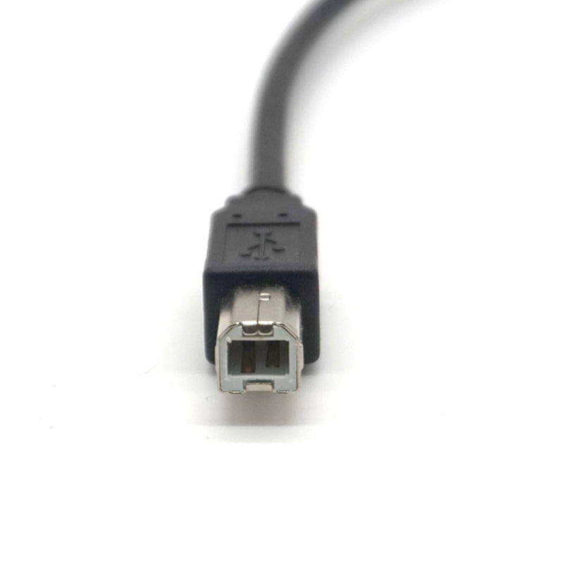 Plugadget 2PCS USB 2.0 Type B Male to Dupont 5 Pin Female Header Motherboard Cable For Printer 50cm(1.6ft)