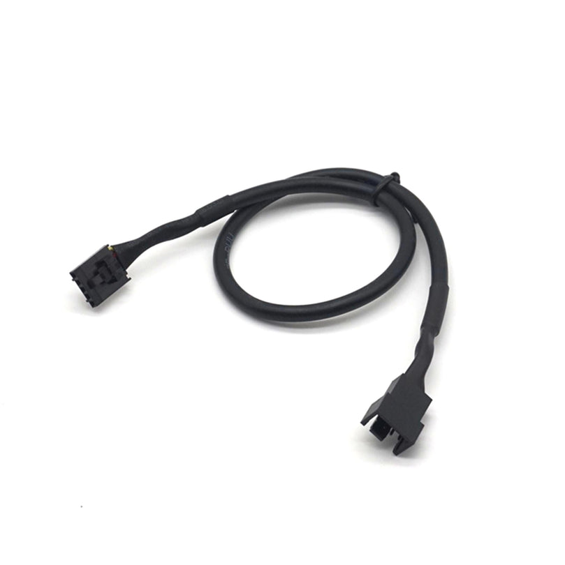 Plugadget 2PCS 5Pin to 4Pin Fan Connector Adapter For Dell Converter Extension Cable Wire For Dell styles 5 pin Latch styles PC Laptop