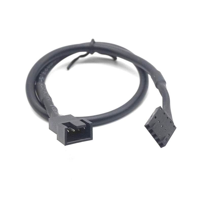 Plugadget 2PCS 5Pin to 4Pin Fan Connector Adapter For Dell Converter Extension Cable Wire For Dell styles 5 pin Latch styles PC Laptop