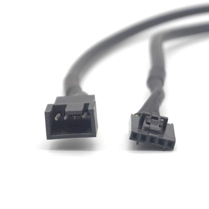 Plugadget 2PCS 5Pin to 4Pin Fan Connector Adapter For Dell Converter Extension Cable Wire For Dell styles 5 pin Latch styles PC Laptop
