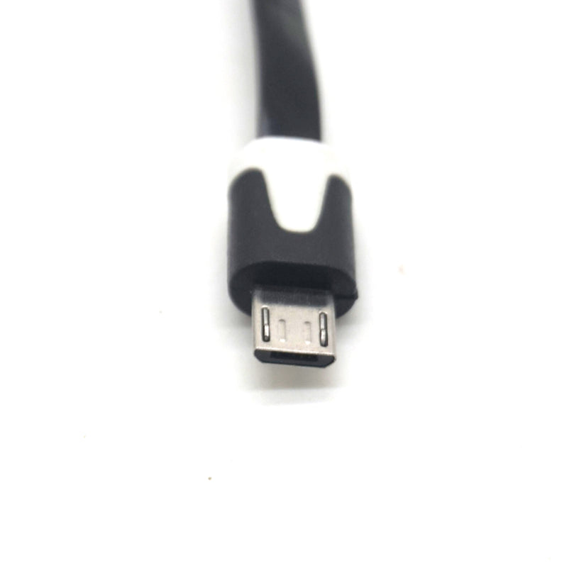 Plugadget 2Pcs Micro USB Cable Flat Transfer Charging Cord Micro USB To USB Cable