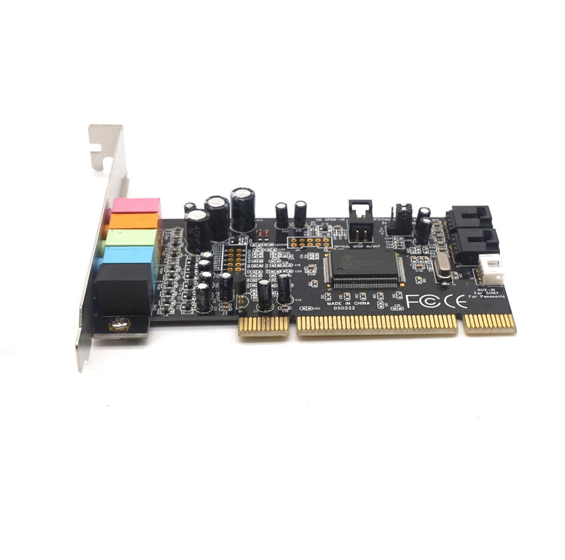 Plugadget Classic PCI Sound Card 5.1CH CMI8738 Chipset Audio Digital Sound Card Desktop Stereo Surround PCI Sound Audio Card