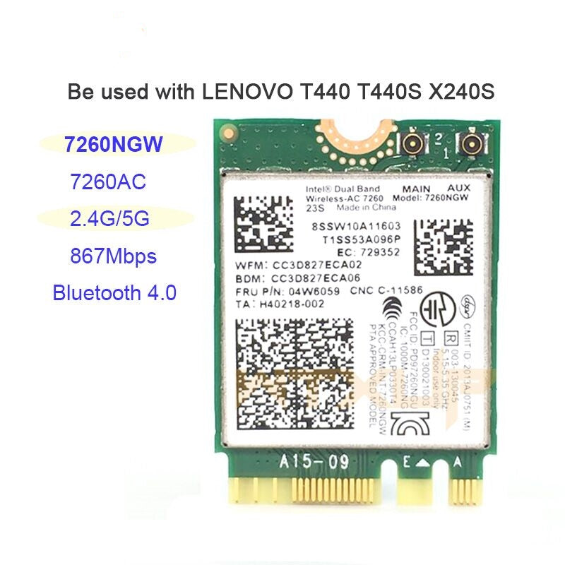7260NGW 04W6059 Wireless WIFI Card