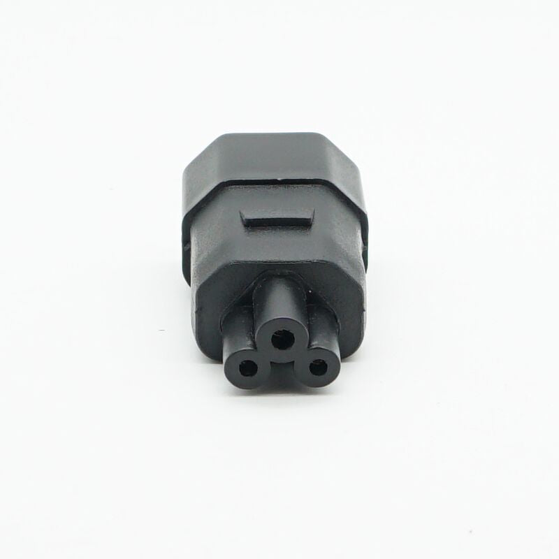 Plugadget IEC 320 C14 male to IEC C5 AC adapter C14 to C5 Adapter AC Power Plug Adapter