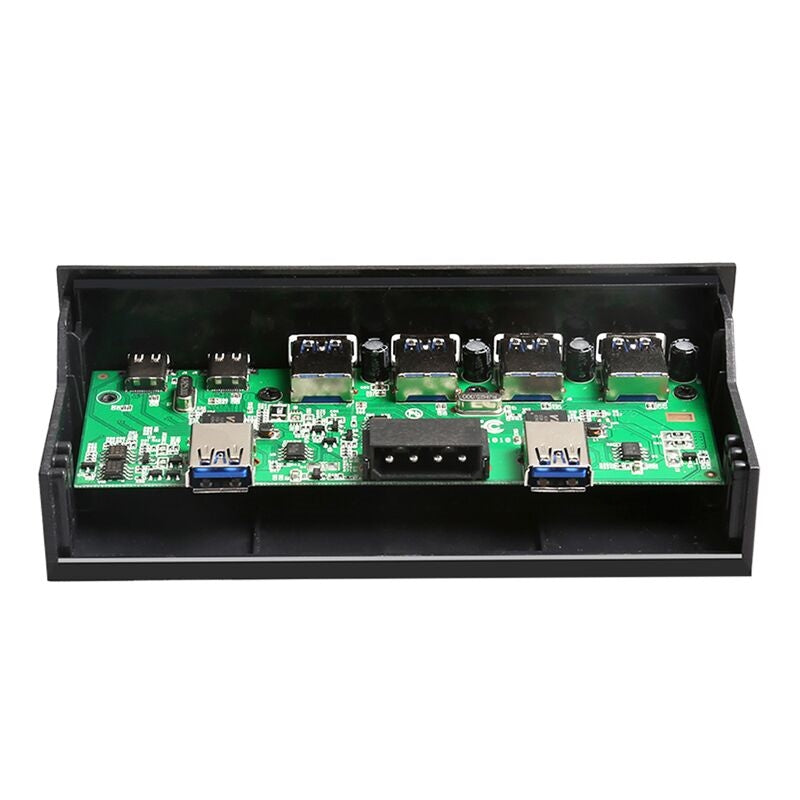 Plugadget 4 Ports USB3.0+2 Ports USB3.1 Type C Desktop Front Panel Computer Drives Expansion card