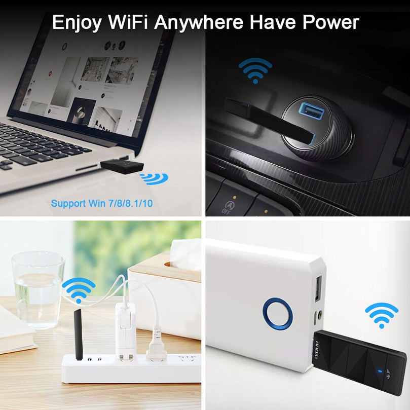 Plugadget 150Mbps 4G USB WiFi Dongle LTE Universal USB Modem Support 3g/4g Nano Sim Card Mobile Broadband for PC Phone etc
