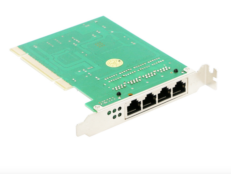 Plugadget PCI Quad Fast Ethernet 10/100Mbps Switch Board card Realtek 8305SC + 8100CL chipset 4 Port RJ45 Network Switch lan card