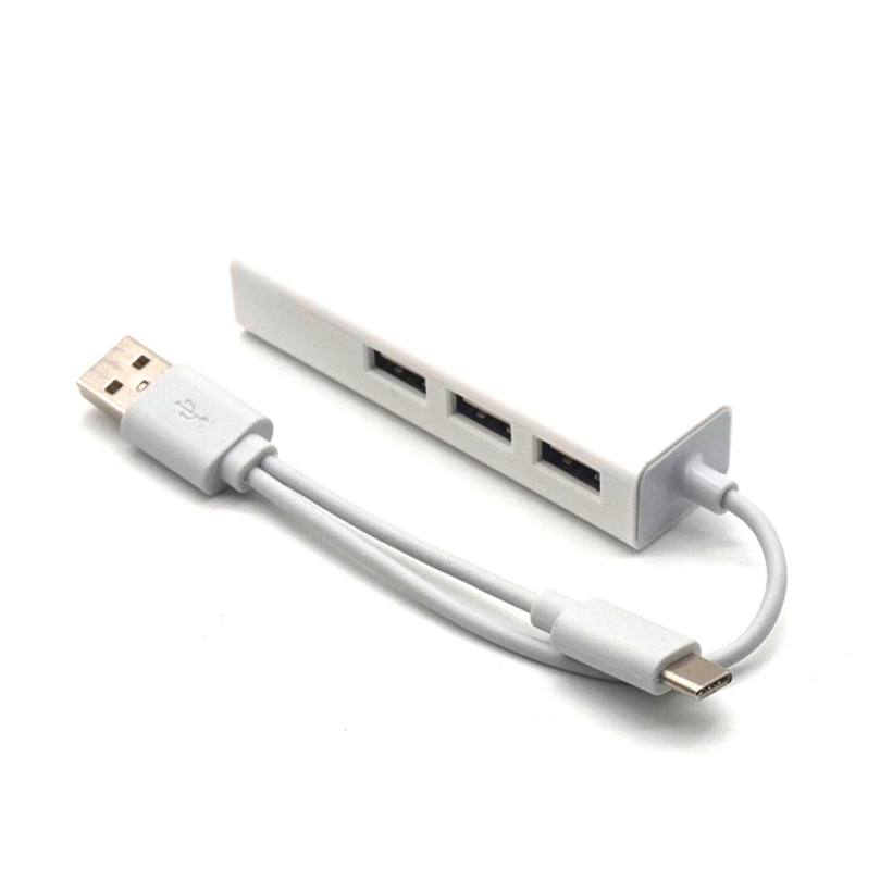 Plugadget USB 3.1 Type C to Gigabit Ethernet Network with USB 2.0 Hub 3-port Cable LAN RJ45 Adapter Combo for New Macbook