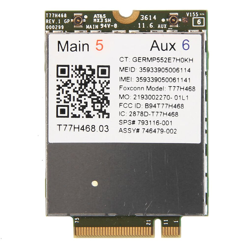 Plugadget For HP elitebook 745 840 850 LT4211 Gobi5000 4G LTE/EVDO/HSPA+/GSM/GPRS/EDGE Wireless WWAN NGFF Module M.2 Card SPS:793116-001