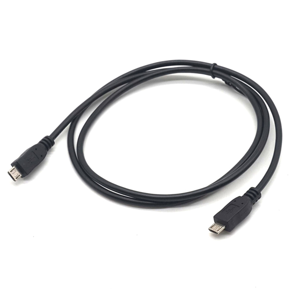 Plugadget 2PCS Micro USB Male To Micro USB Male 5Pin Converter OTG Adapter Data Cable 1M(3.3ft)