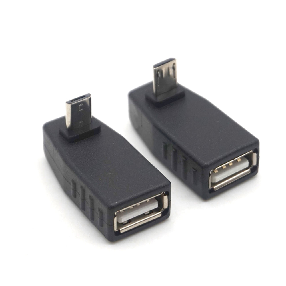 Plugadget Micro USB Male to USB 2.0 Female USB OTG Up Down degree Adapter Converter