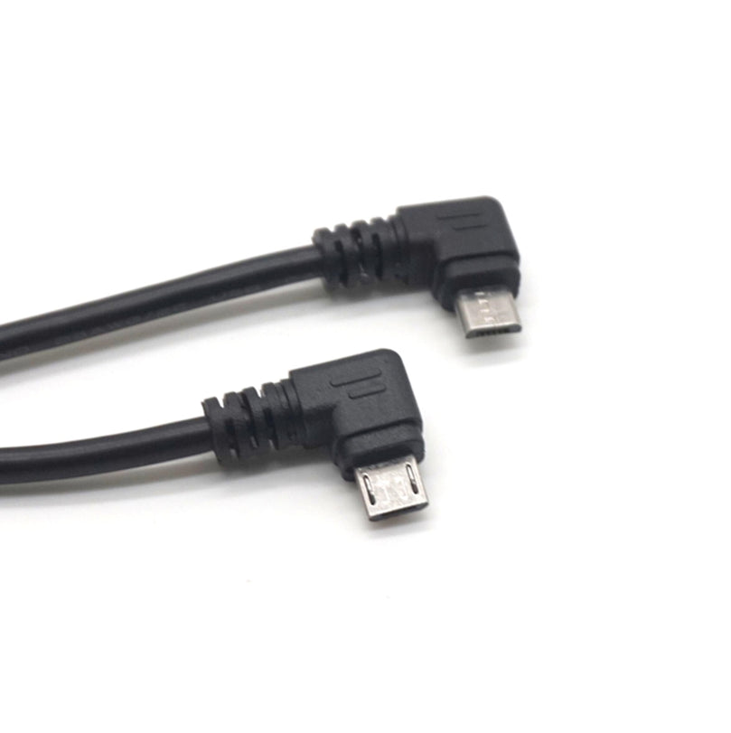 Plugadget Converter Data Cable left and right 90 Degree Micro USB Male To Female Adapter Converter Data Cable