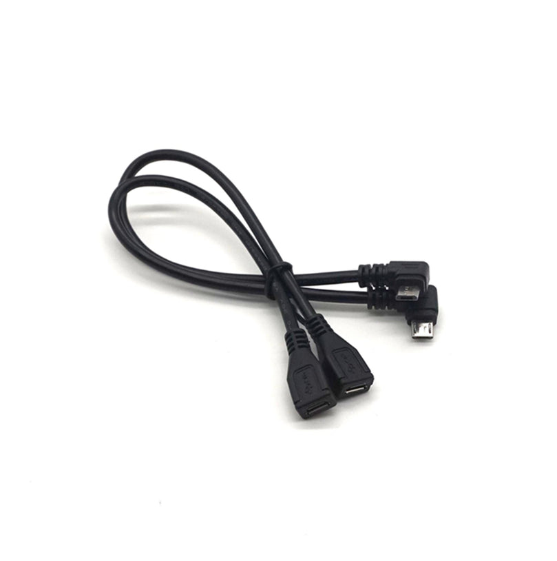 Plugadget Converter Data Cable left and right 90 Degree Micro USB Male To Female Adapter Converter Data Cable