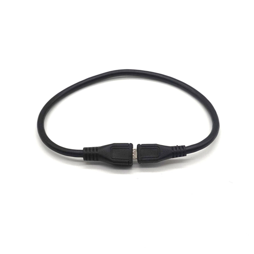 Plugadget 2PCS Micro USB 2.0 Type B Male To Female Extension Cable Wire Extender Charging Cable