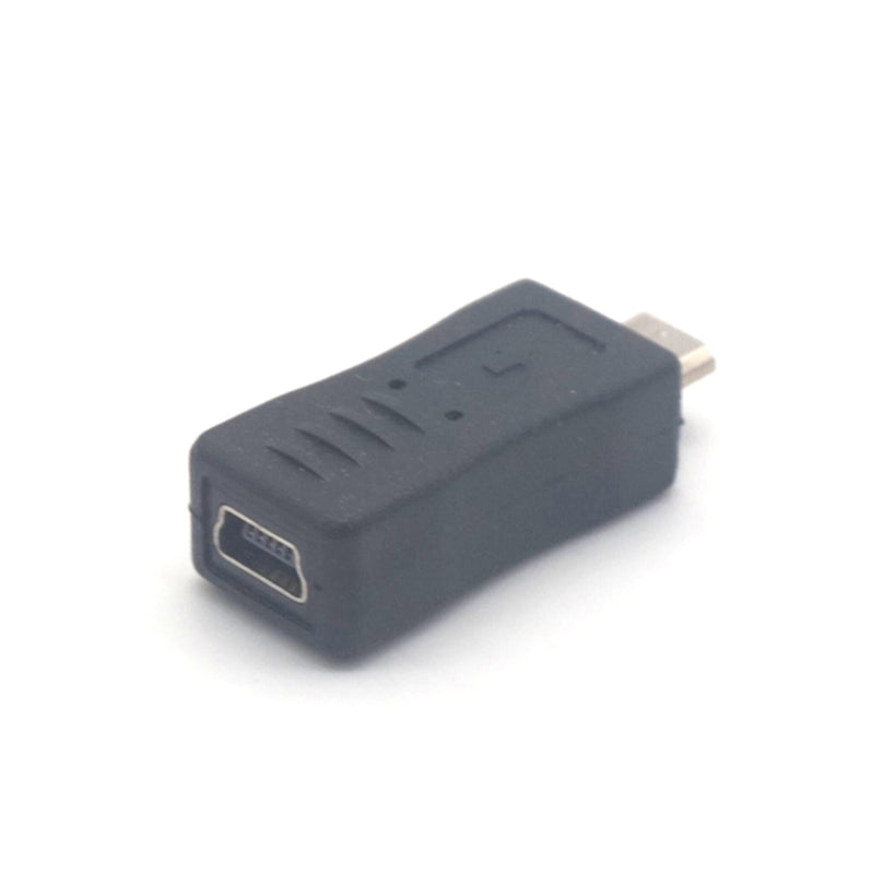 Plugadget Micro USB Male to Mini USB Female B Type Charger Adapter Connector Converter
