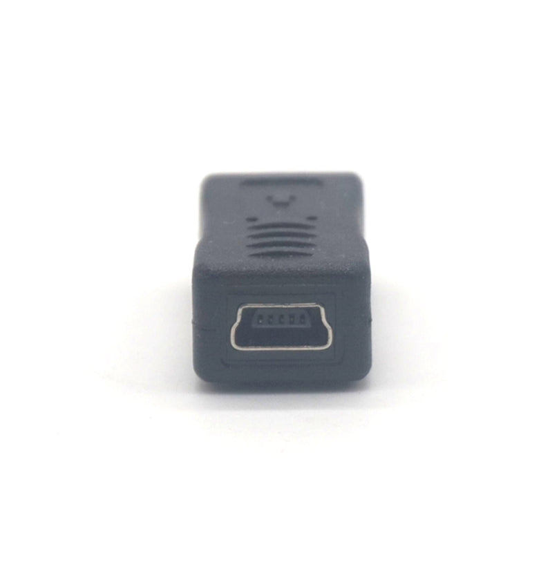 Plugadget Micro USB Male to Mini USB Female B Type Charger Adapter Connector Converter