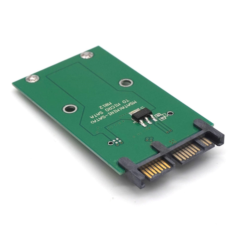 Plugadget Mini PCI-e PCIe mSATA 3x5cm SSD to 1.8 Micro SATA Adapter converter card