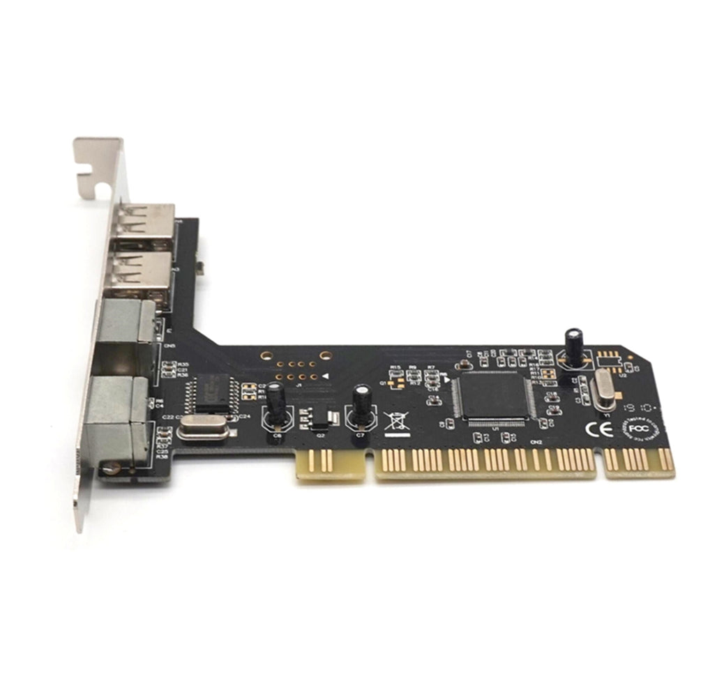 Plugadget 2 Ports PS2 PS/2 PCI Card+2 Ports USB2.0 Pci Ps2 Card With 2 Ports USB