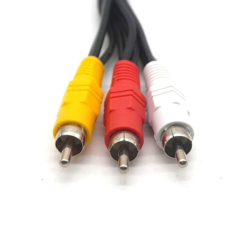 Plugadget Audio Video Connect Cables AV Lotus Head 3 Male To 9 Female Line DVD Set-top Box Connected To TV RCA Video Cable Split Line