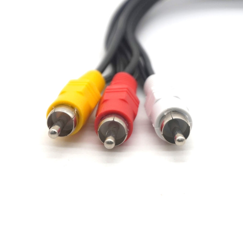 Plugadget Audio Video Connect Cables AV Lotus Head 3 Male To 9 Female Line DVD Set-top Box Connected To TV RCA Video Cable Split Line