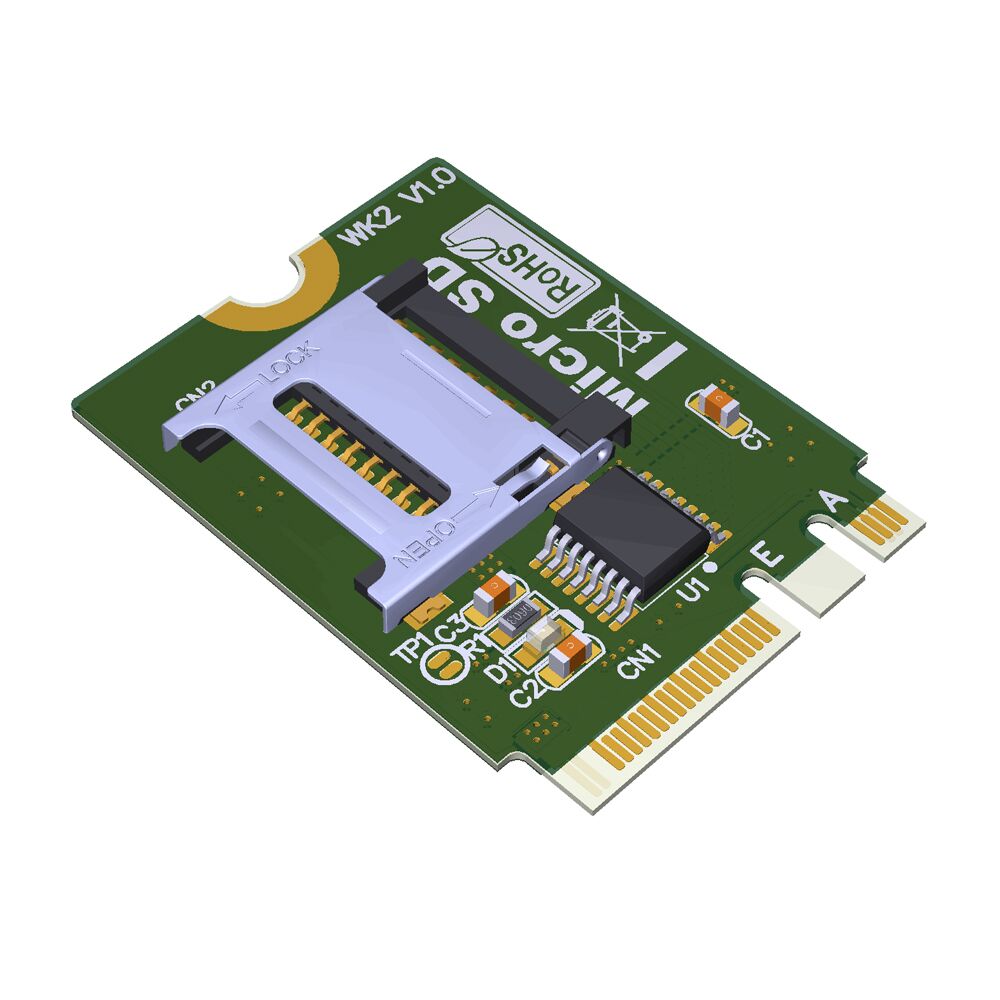 Plugadget M2 NGFF key A.E To Micro sd sdhc sdxc TF card Reader T-Flash Card M.2 A+E Adapter