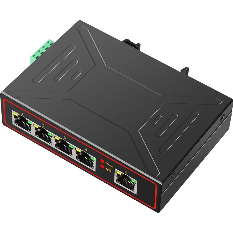 Plugadget 5 Port RJ45 Industrial Fast Ethernet Switch Megabit 10/100Mbps Full duplex/Half Duplex lan switch
