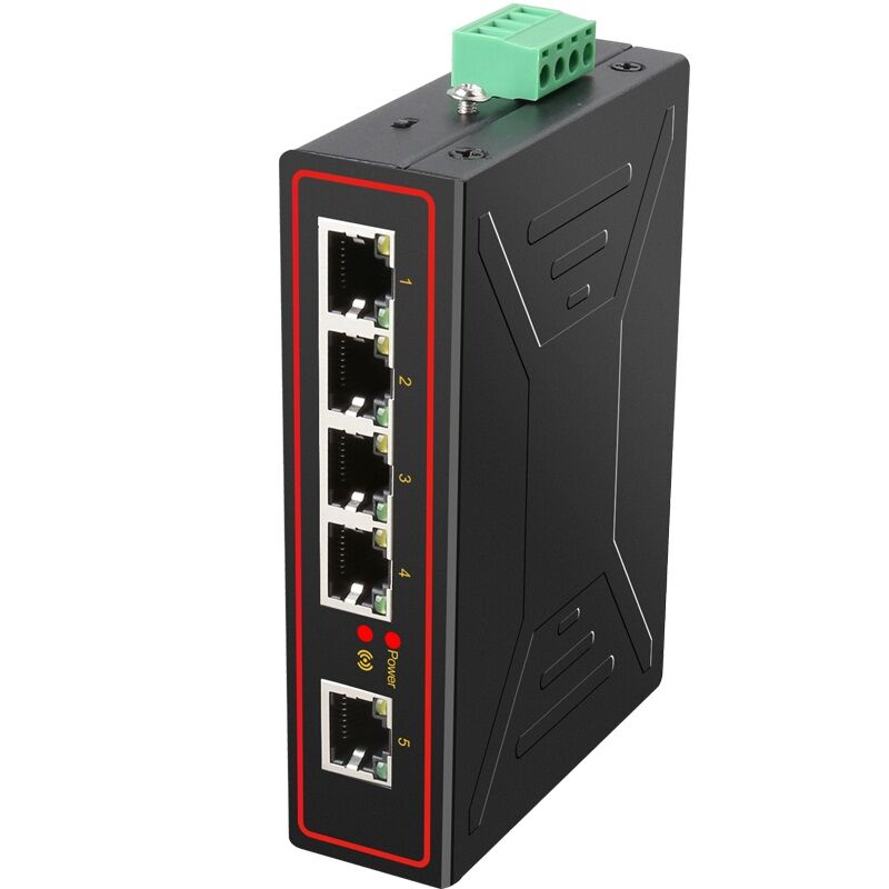 Plugadget 5 Port RJ45 Industrial Fast Ethernet Switch Megabit 10/100Mbps Full duplex/Half Duplex lan switch
