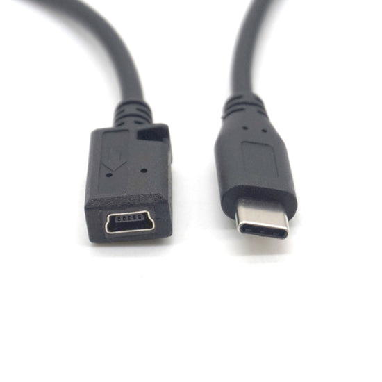 Type C Male to Mini USB Female Data Cable
